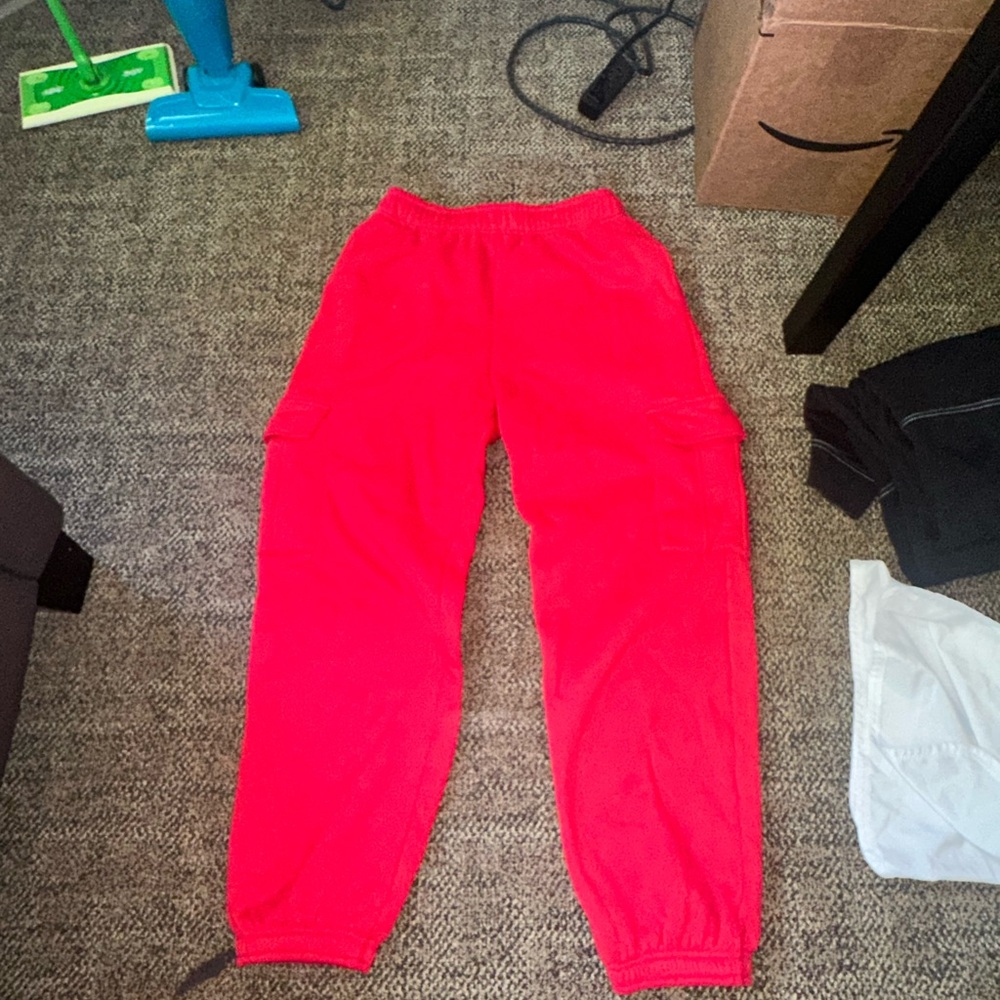 Red Jogger Pants